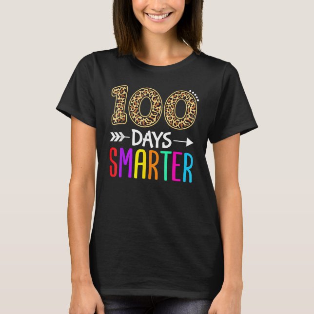 100 Days Smarter Kindergarten Child 100th Day Of S T-Shirt (Front)
