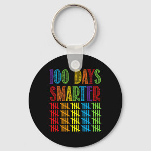 100 Days Smarter Kindergarten Teacher 100th Day Of Key Ring