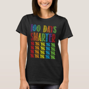 100 Days Smarter Kindergarten Teacher 100th Day Of T-Shirt