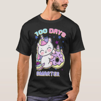 100 Days Smarter Magical Learning Unicorn with Don T-Shirt