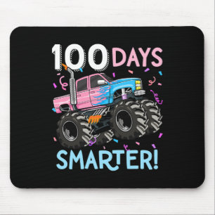 100 Days Smarter Monster Truck 100th Day Of School Mouse Mat