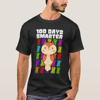 100 Days Smarter Owl Shirts, Boys Girls 100th Day  T-Shirt