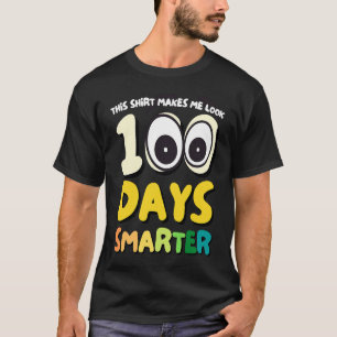 100 Days Smarter Preschool Kindergarten Elementary T-Shirt