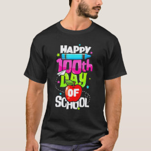 100 Days Smarter Rainbow 100th Day Of School Teach T-Shirt