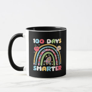 100 Days Smarter Rainbow School Celebration Mug