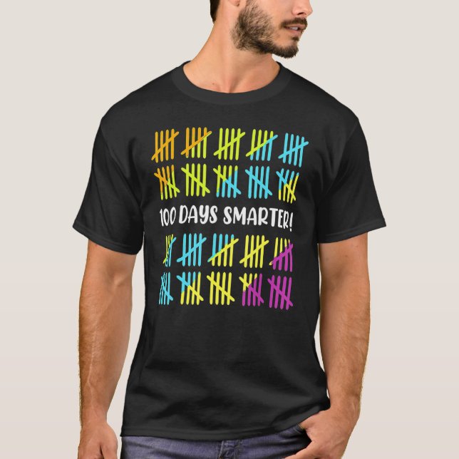 100 Days Smarter School Celebration 100 Days Of Sc T-Shirt (Front)
