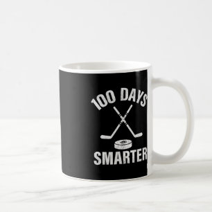 100 Days Smarter School Hockey Sport Teacher Stude Coffee Mug