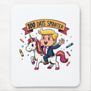 100 Days Smarter School Trump Inaguration Day Mouse Mat