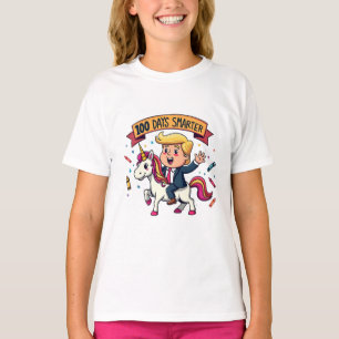 100 Days Smarter School Trump Inaguration Day  T-Shirt