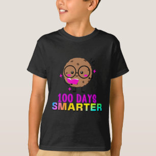 100 Days Smarter Smart Cookie With Gles Cute Fun  T-Shirt