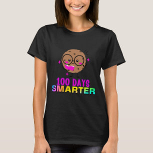100 Days Smarter Smart Cookie With Gles Cute Fun T-Shirt