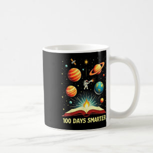 100 Days Smarter Space Astronaut 100th Day School  Coffee Mug