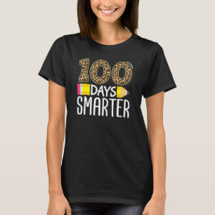 100 Days Smarter Teacher Or Student 100th Day Of S T-Shirt