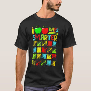 100 Days Smarter Teacher Or Student 100th Day Of S T-Shirt
