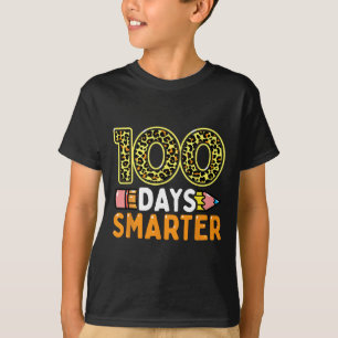 100 Days Smarter Teacher Or Student 100th Day Of S T-Shirt