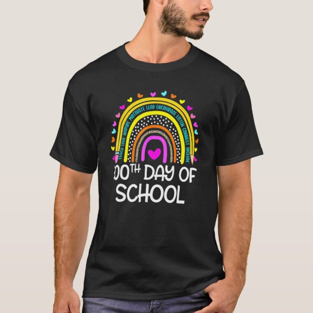 100 Days Smarter Teacher Student 100th Day Of Scho T-Shirt (Front)