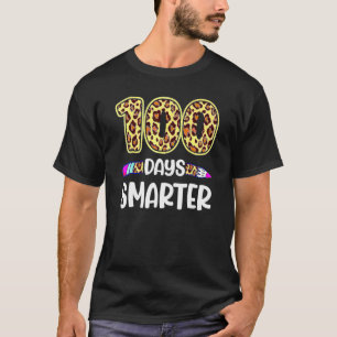 100 Days Smarter Teacher Student 100th Day Of Scho T-Shirt