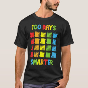 100 Days Smarter Teachers Kids Child 100th Day of T-Shirt