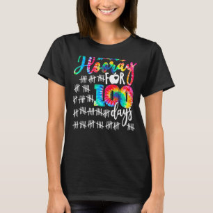 100 Days Smarter Tie Dye 100th Day Of School Teach T-Shirt