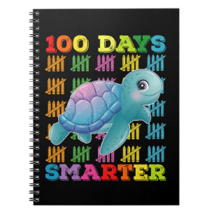 100 Days Smarter Turtle 100th Day Of School Notebook