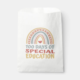 100 Days Special Education 100 Days of School Boho Favour Bags