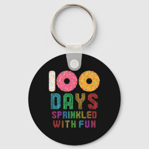100 Days Sprinkled With Fun 100th Day Of School Key Ring