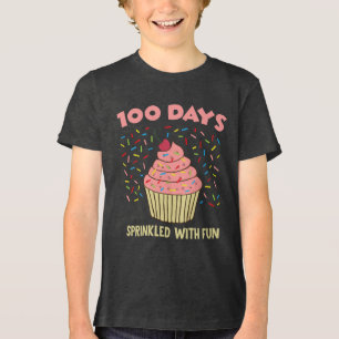 100 days sprinkled with fun 100th Days Of School Tri-Blend Shirt