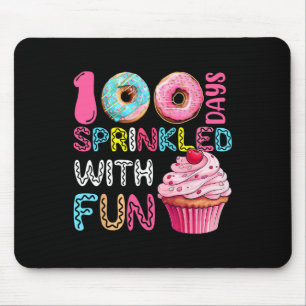 100 Days Sprinkled With Fun Cupcake 100th Day Of S Mouse Mat