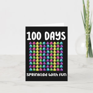 100 Days Sprinkled With Fun Cupcake Celebration Sc Card