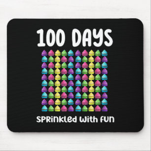 100 Days Sprinkled With Fun Cupcake Celebration Sc Mouse Mat