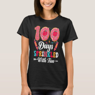 100 Days Sprinkled With Fun Cut Donuts 100 Days o T-Shirt