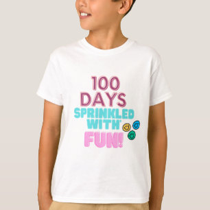 100 Days sprinkled with fun! Design for 100th days T-Shirt