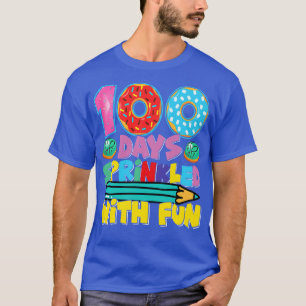 100 days sprinkled with fun doughnut lover gift T-Shirt