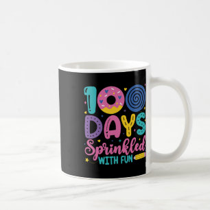 100 Days Sprinkled With Fun Doughnuts 100th Day Of Coffee Mug