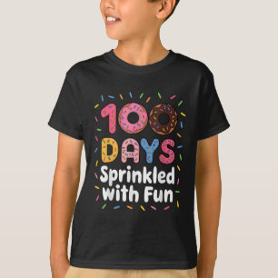 100 Days Sprinkled With Fun Doughnuts 100th Day Of T-Shirt