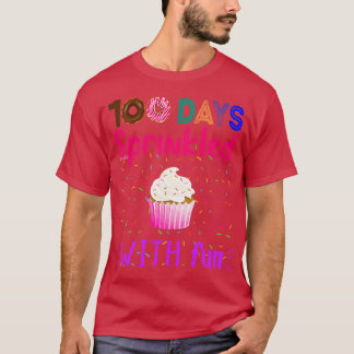 100 days sprinkled with fun funny 100 days of scho T-Shirt
