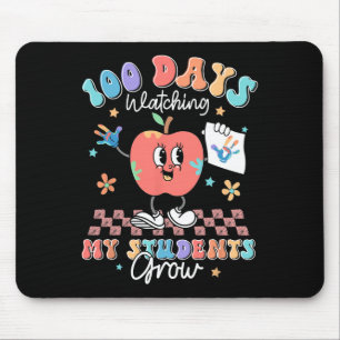 100 Days Watching My Students Grow 100 Days Of Sch Mouse Mat