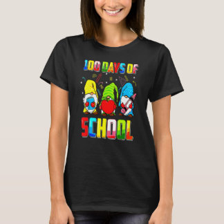100 Days With My Gnomies 100th Day Of School Gnome T-Shirt