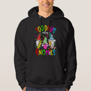 100 Days With My Gnomies Chillin Gnomes Teacher of Hoodie
