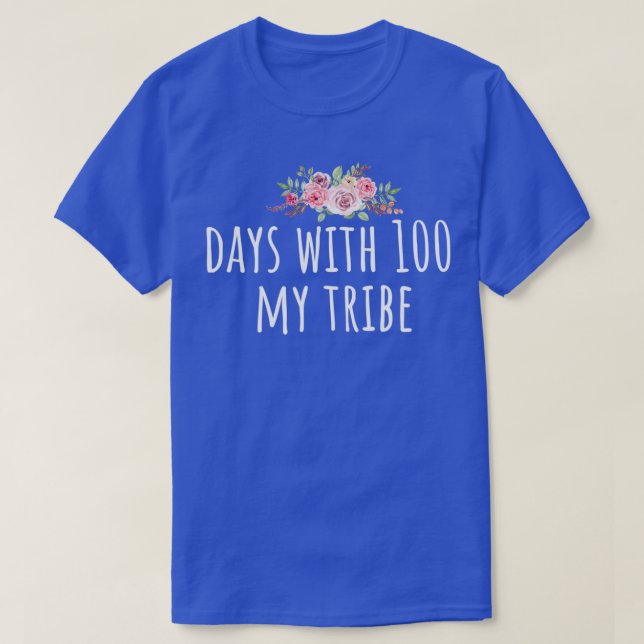 100 Days With My Tribe Classic TShirt (Design Front)