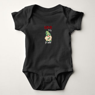 100 Days Y'all Cute Gnome Happy 100th Day Baby Bodysuit