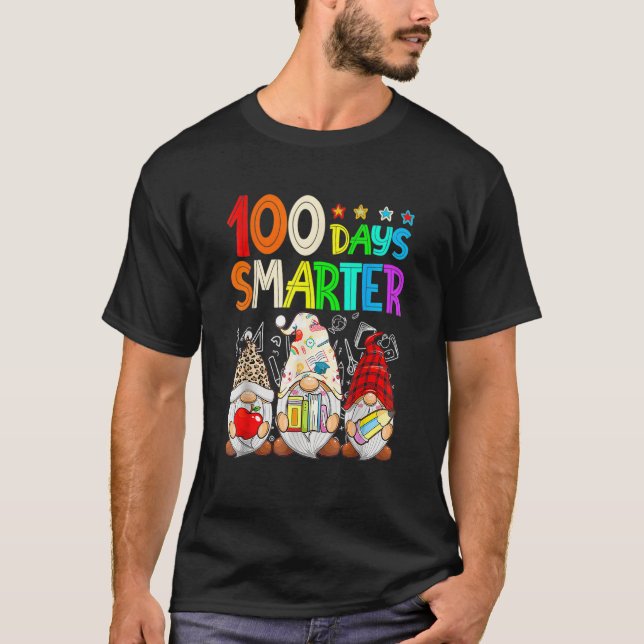 100 Days Y'all Gnomes Happy 100th Day Of School Sm T-Shirt (Front)
