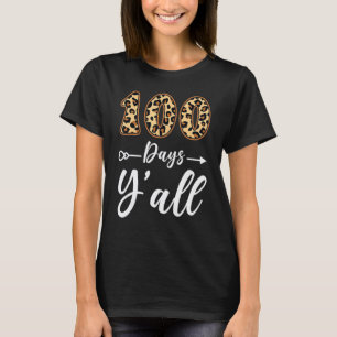 100 Days Y'all Teacher Or Student 100th Days Of Sc T-Shirt