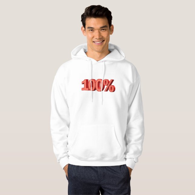 100% Design Hoodie (Front Full)