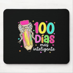100 Dias Mas Inteligente Spanish Teacher 100th Day Mouse Mat
