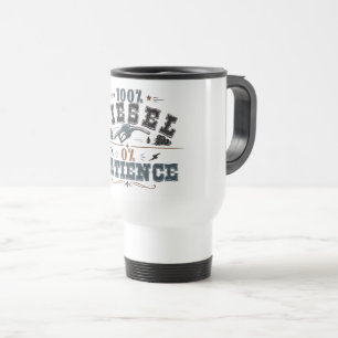 100% Diesel 0% Patience Vintage Graphic Travel Mug