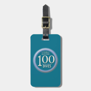 100 Dives Luggage Tag