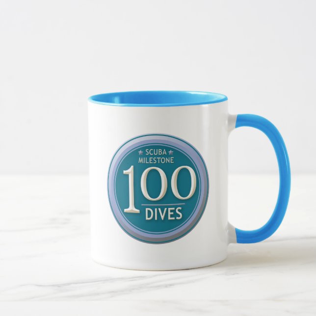 100 Dives Mug (Right)
