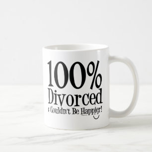 100% Divorced Coffee Mug
