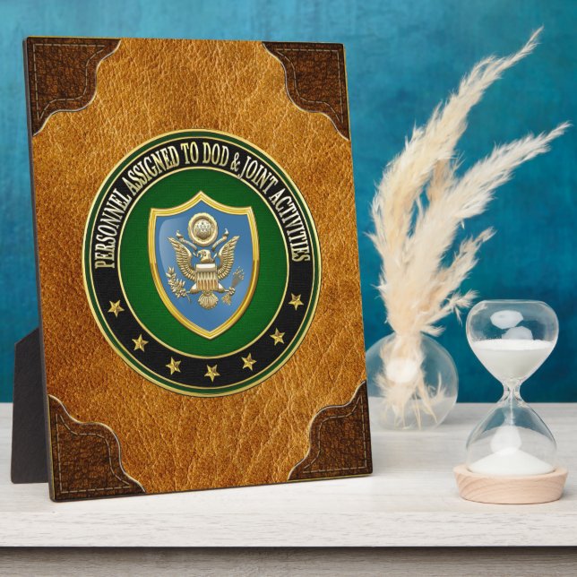 [100] DOD & Joint Activities CSIB Special Edition Plaque (Side)